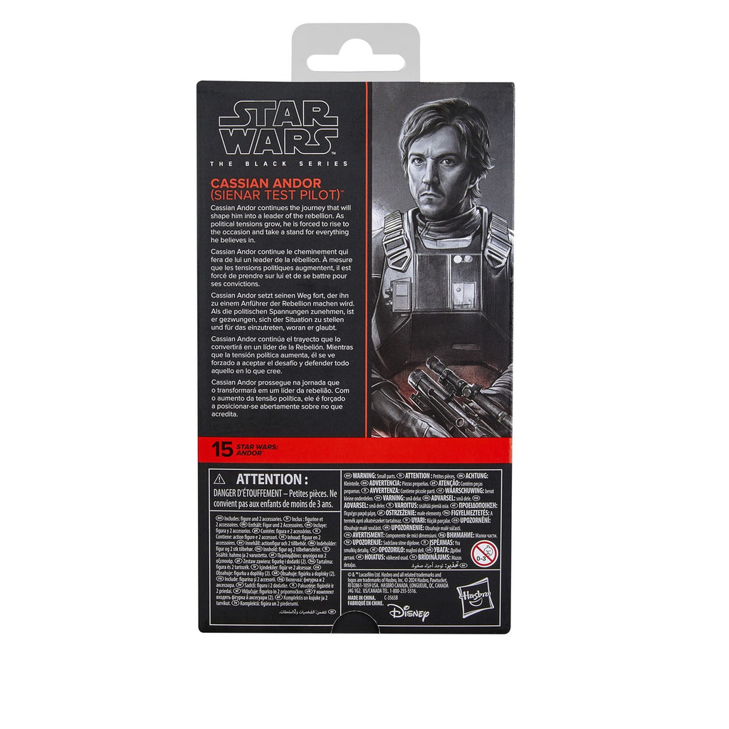 Productafbeelding Star Wars: Andor Black Series actiefiguur Cassian Andor (Sienar Test Pilot) 15 cm
