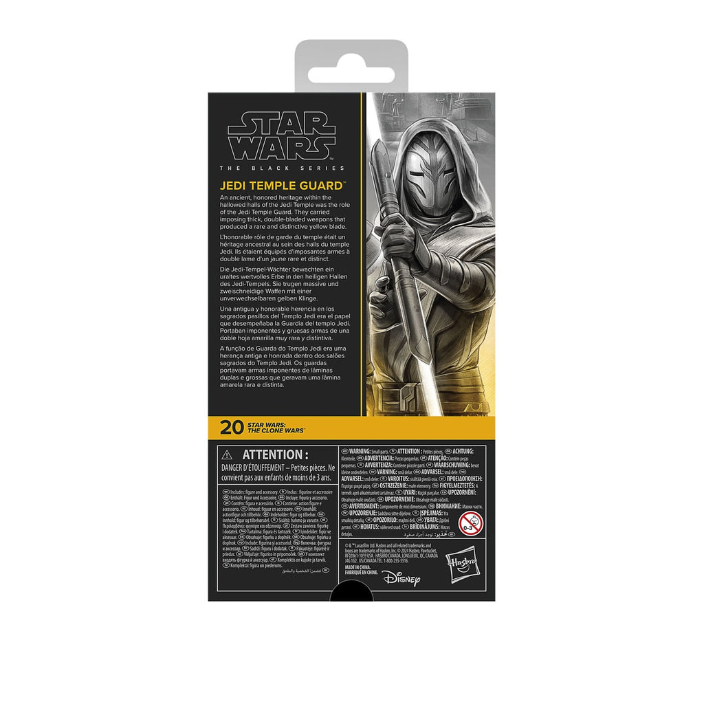 Productafbeelding Star Wars: The Clone Wars Black Series actiefiguur Jedi Temple Guard 15 cm