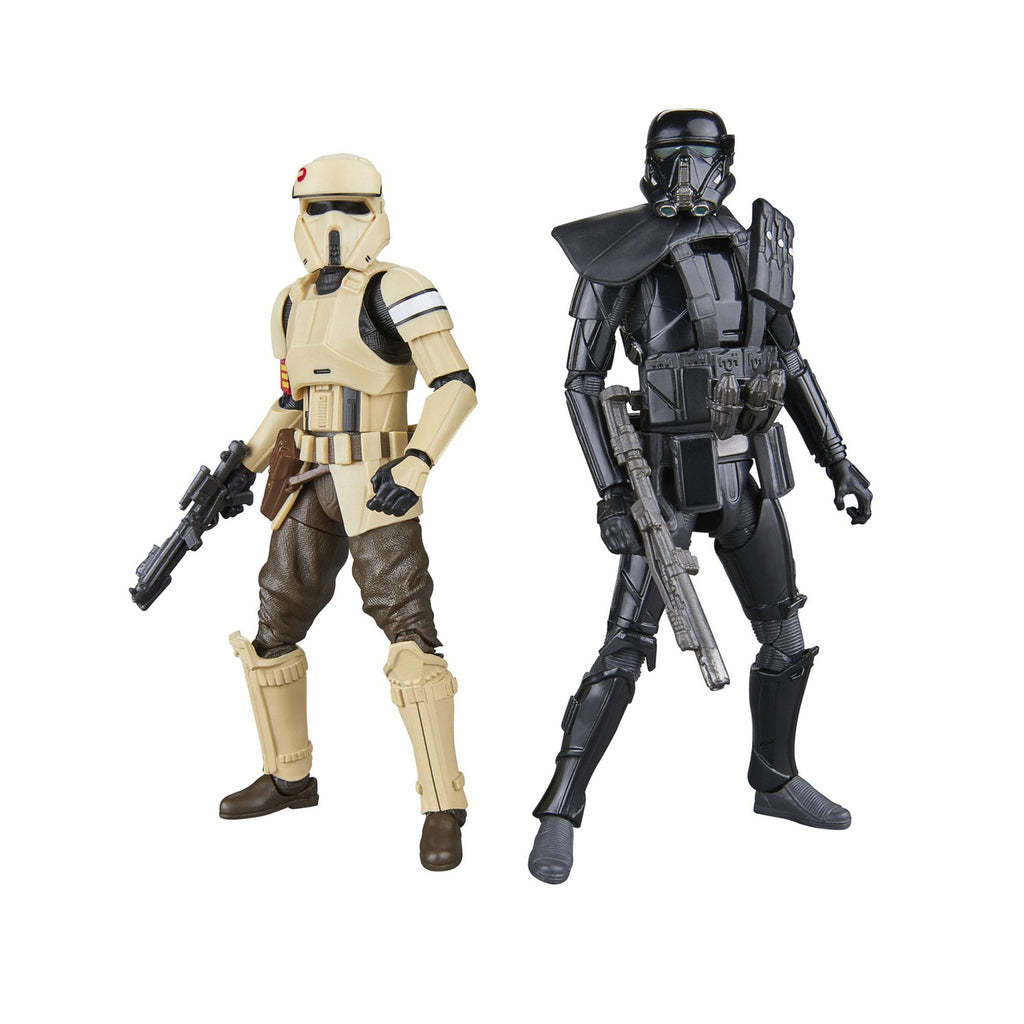 Productafbeelding Star Wars: Rogue One Black Series Actiefiguren 2-pack Shoretrooper & Death Trooper 15 cm