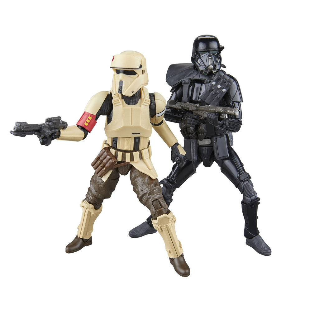 Productafbeelding Star Wars: Rogue One Black Series Actiefiguren 2-pack Shoretrooper & Death Trooper 15 cm