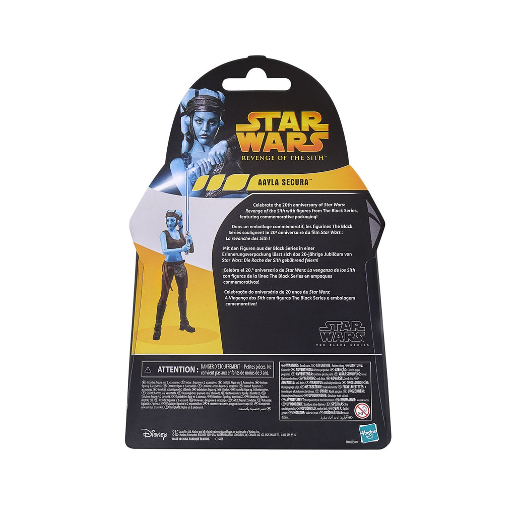 Productafbeelding Star Wars Episode III Black Series Actiefiguur 20th Anniversary Aayla Secura 15 cm