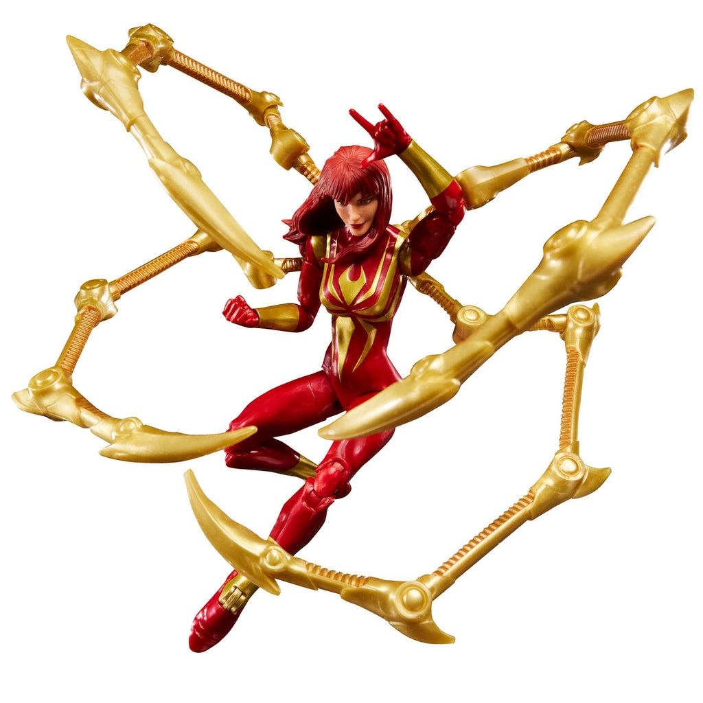 Productafbeelding Marvel Legends Magic: The Gathering actiefiguur Mary Jane Watson (Iron Spider) (incl. exclusieve foil-kaart) 15 cm