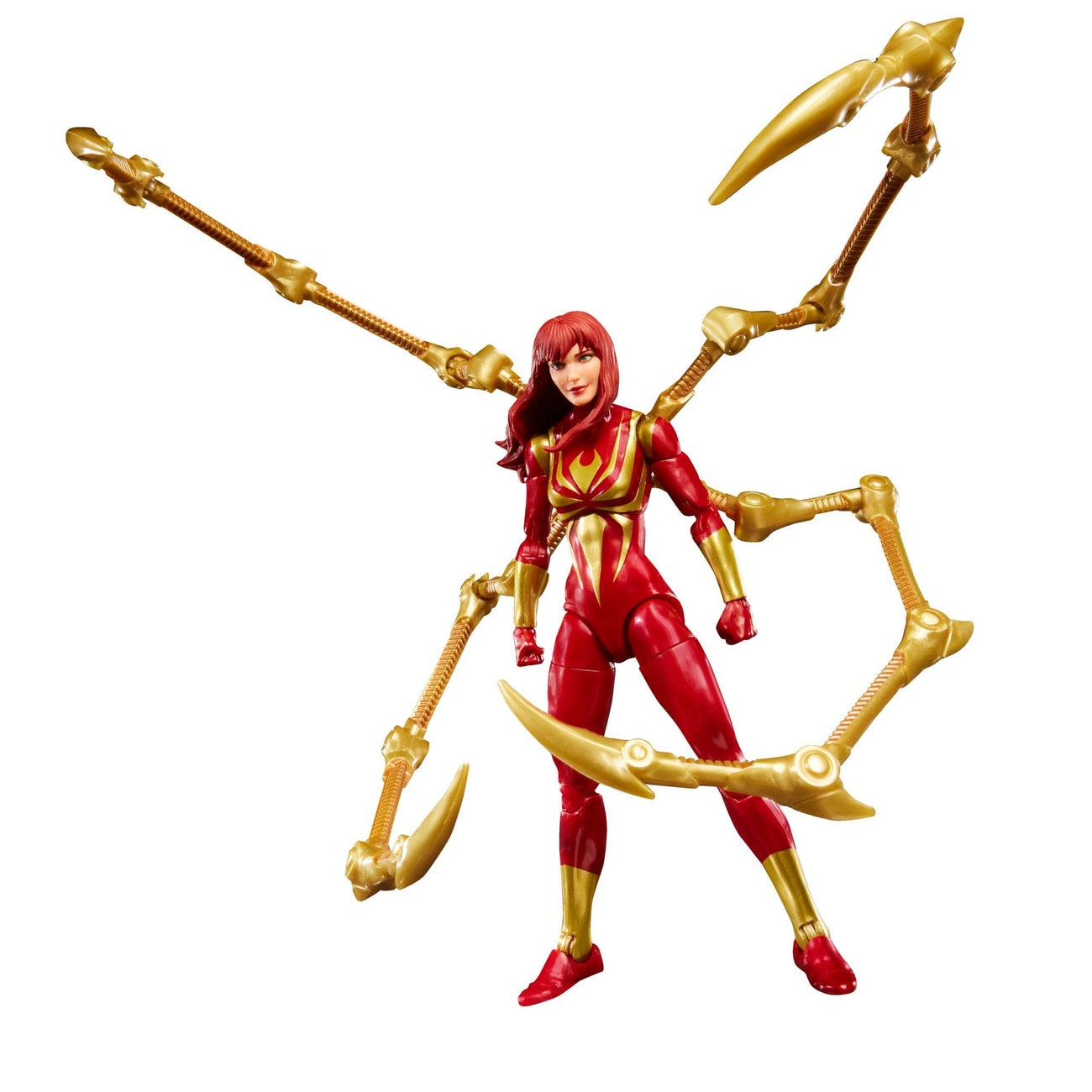 Productafbeelding Marvel Legends Magic: The Gathering actiefiguur Mary Jane Watson (Iron Spider) (incl. exclusieve foil-kaart) 15 cm