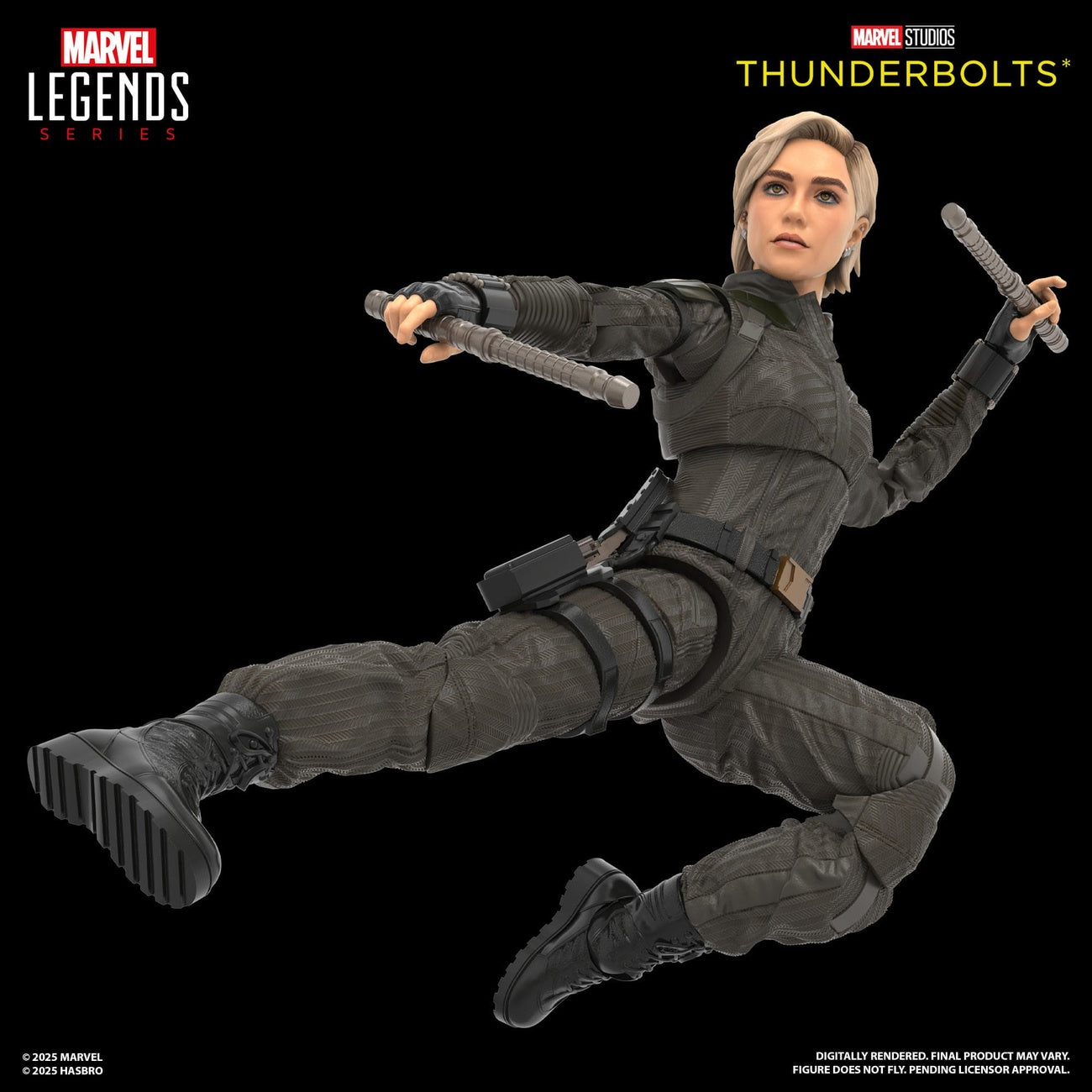 Productafbeelding Thunderbolts Marvel Legends actiefiguren 2-pack Yelena Belova & Red Guardian 15 cm