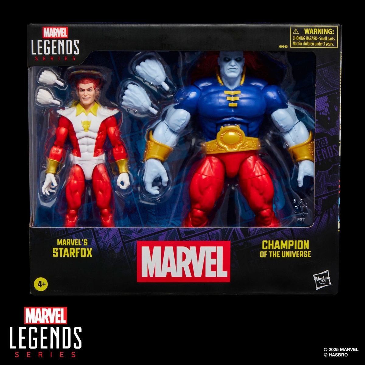 Productafbeelding Marvel Legends Actiefiguren 2-pack Marvel's Starfox & Champion of the Universe 15 cm