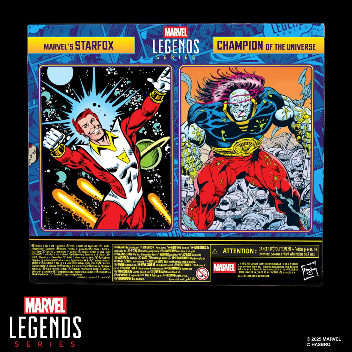 Productafbeelding Marvel Legends Actiefiguren 2-pack Marvel's Starfox & Champion of the Universe 15 cm