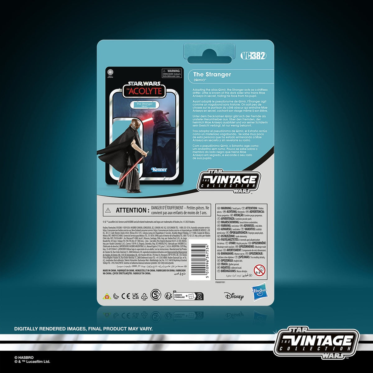 Productafbeelding Star Wars: The Acolyte Vintage Collection Actiefiguur The Stranger (Qimir) 10 cm
