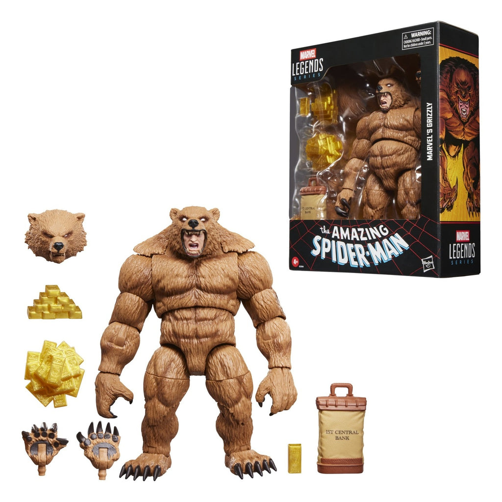 Productafbeelding The Amazing Spider-Man Marvel Legends actiefiguur Marvel's Grizzly 15 cm