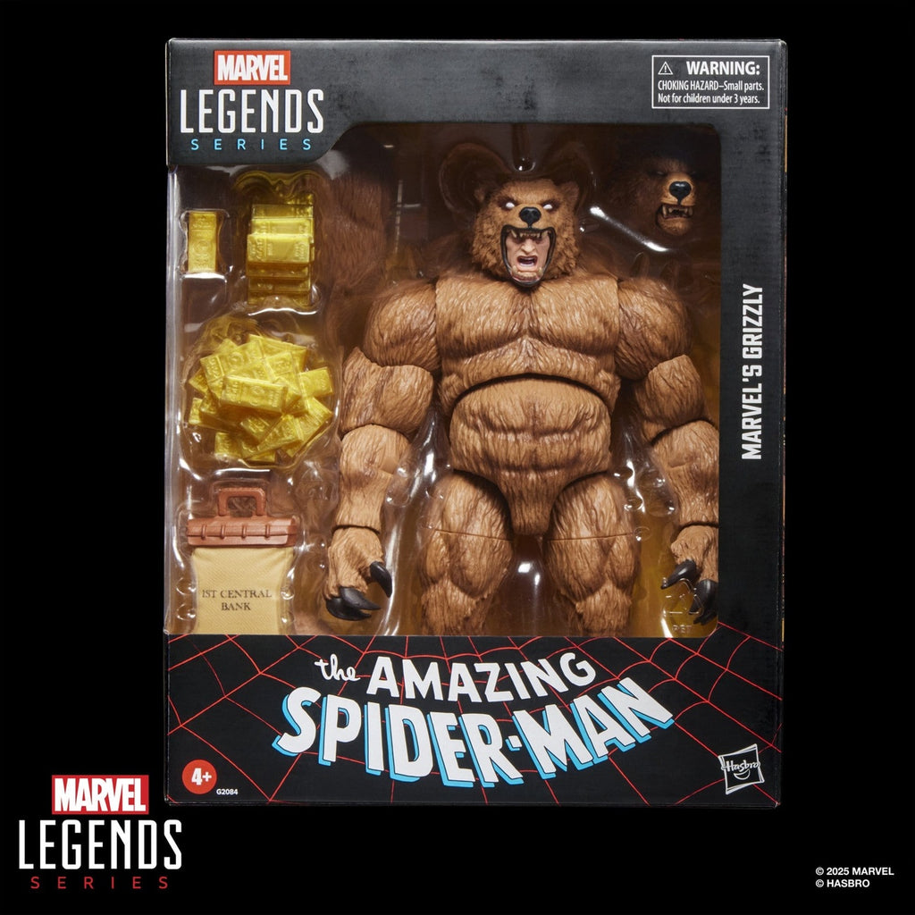 Productafbeelding The Amazing Spider-Man Marvel Legends actiefiguur Marvel's Grizzly 15 cm