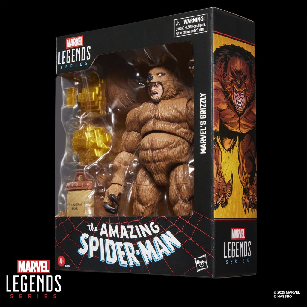 Productafbeelding The Amazing Spider-Man Marvel Legends actiefiguur Marvel's Grizzly 15 cm