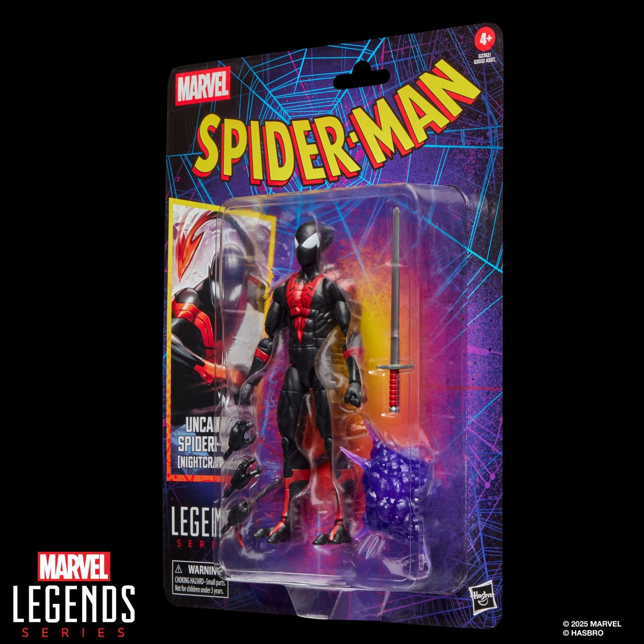 Productafbeelding Spider-Man Marvel Legends Retro actiefiguur Uncanny Spider-Man (Nightcrawler) 15 cm