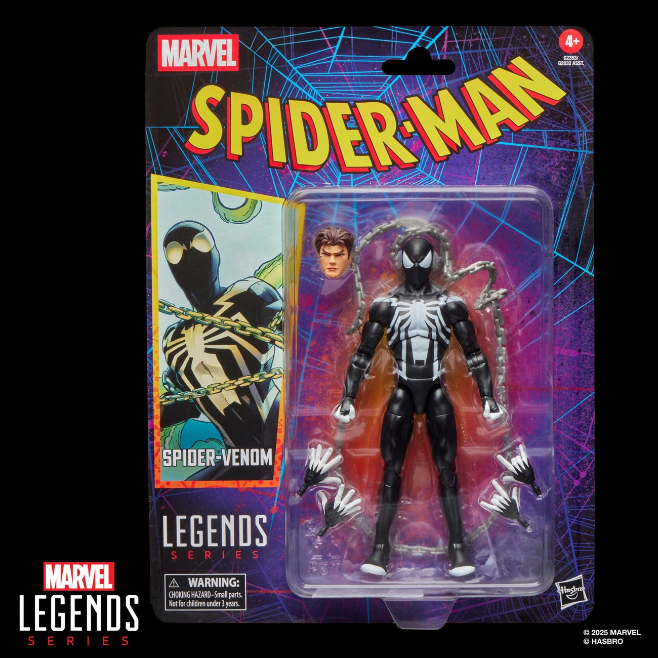 Productafbeelding Spider-Man Marvel Legends Retro Actiefiguur Spider-Venom 15 cm