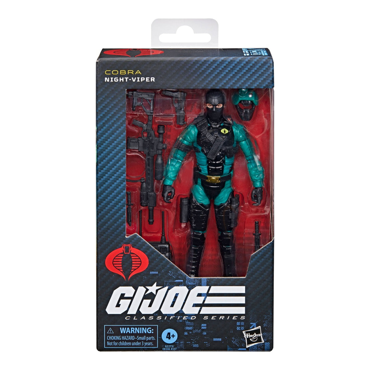 Productafbeelding G.I. Joe Classified Series Actiefiguur Night-Viper 15 cm