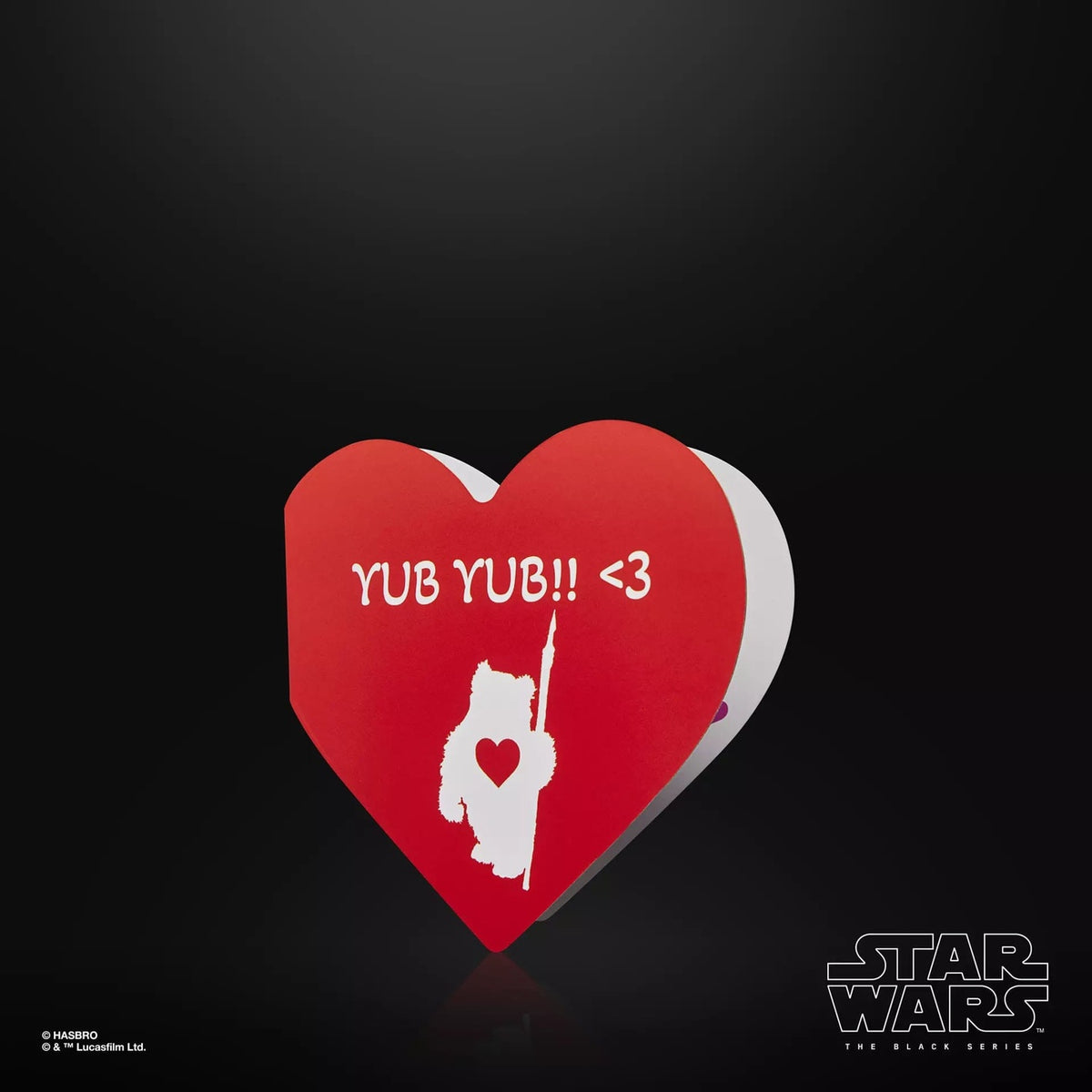 Productafbeelding Star Wars Black Series actiefiguur Ewok (Valentine’s Day Edition) 15 cm