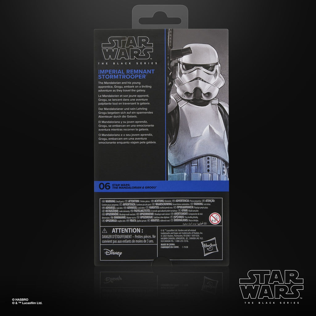 Productafbeelding Star Wars: The Mandalorian & Grogu Black Series Actiefiguur Imperial Remnant Stormtrooper 15 cm