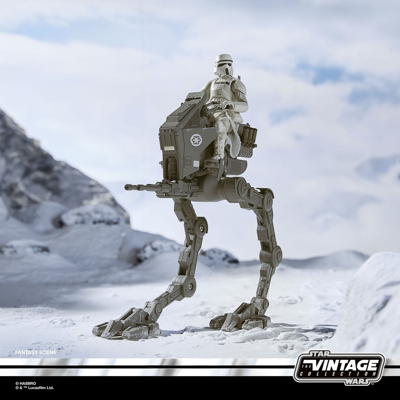 Product image Star Wars: The Mandalorian & Grogu Vintage Collection Vehicle Imperial Remnant AT-RT 10 cm