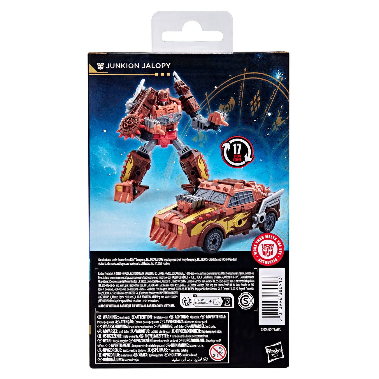 Productafbeelding Transformers Age of Primes Deluxe Class Actiefiguur Junkion Jalopy 14 cm
