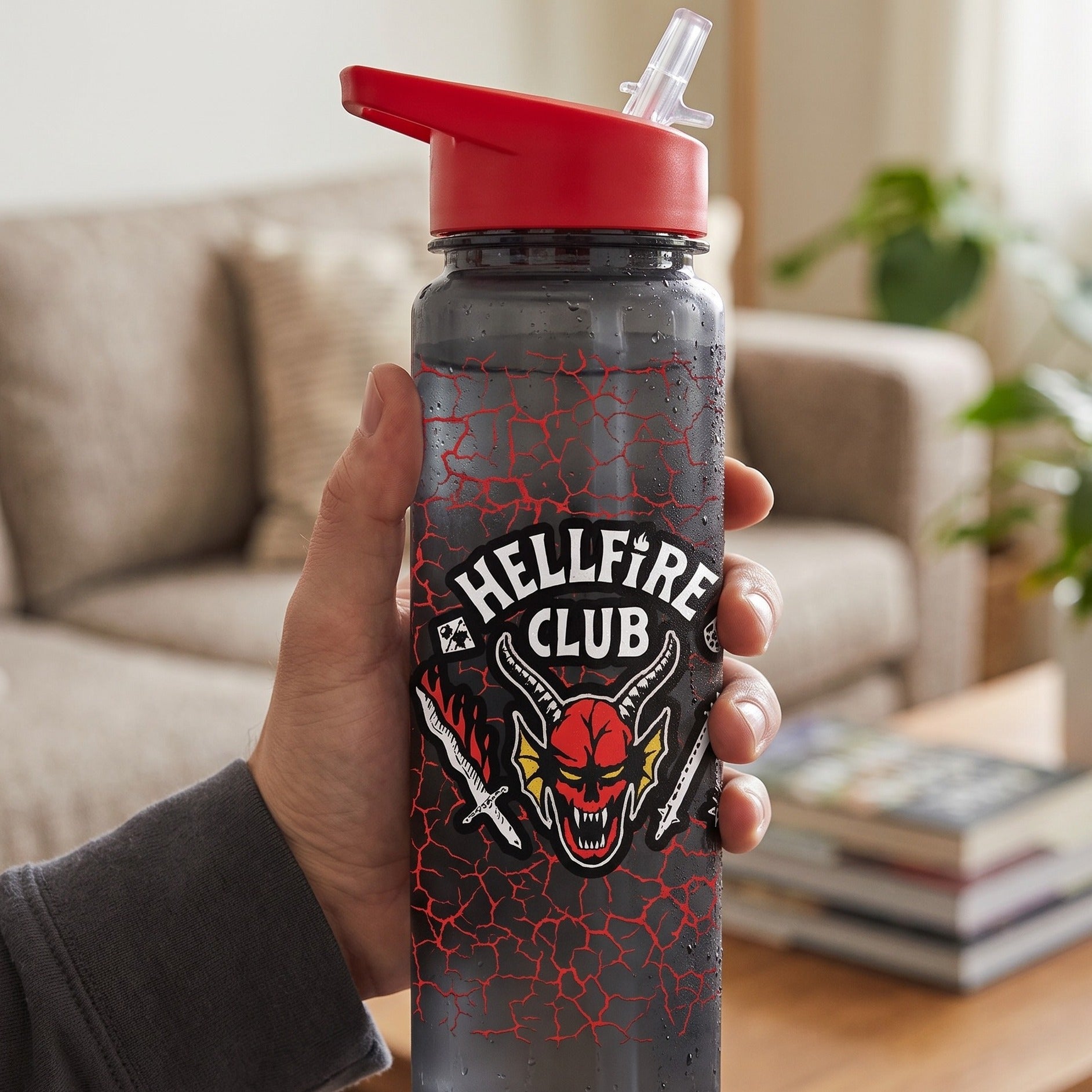 Productafbeelding Stranger Things 4 Drinkfles Hellfire Club