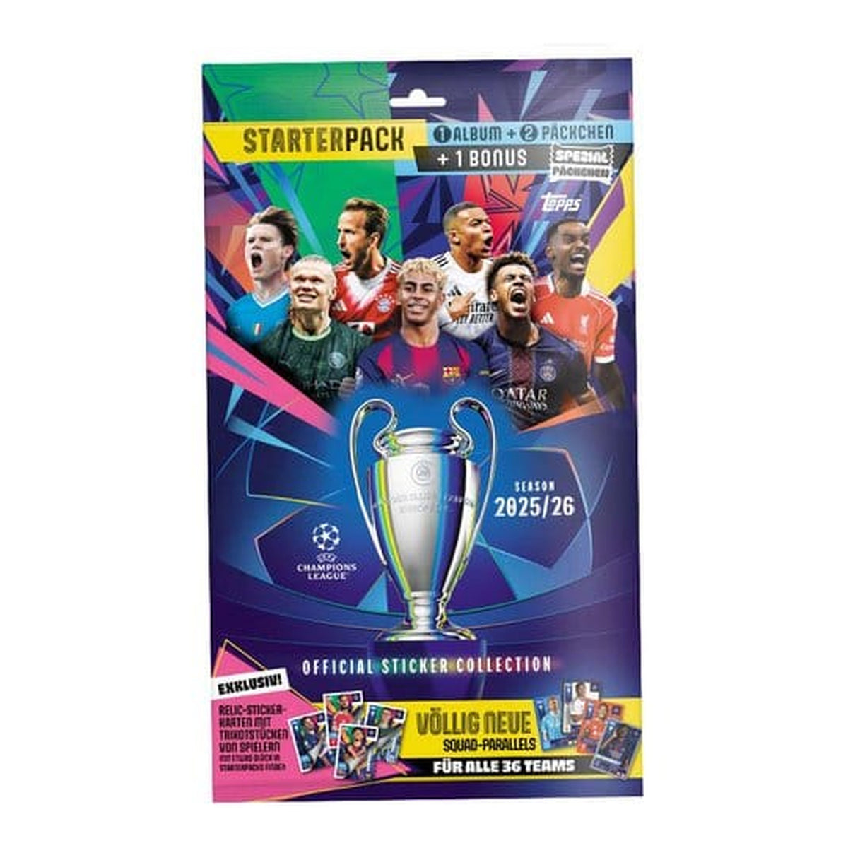 Productafbeelding UEFA Champions League 2025/26 Sticker Collection Starter Pack