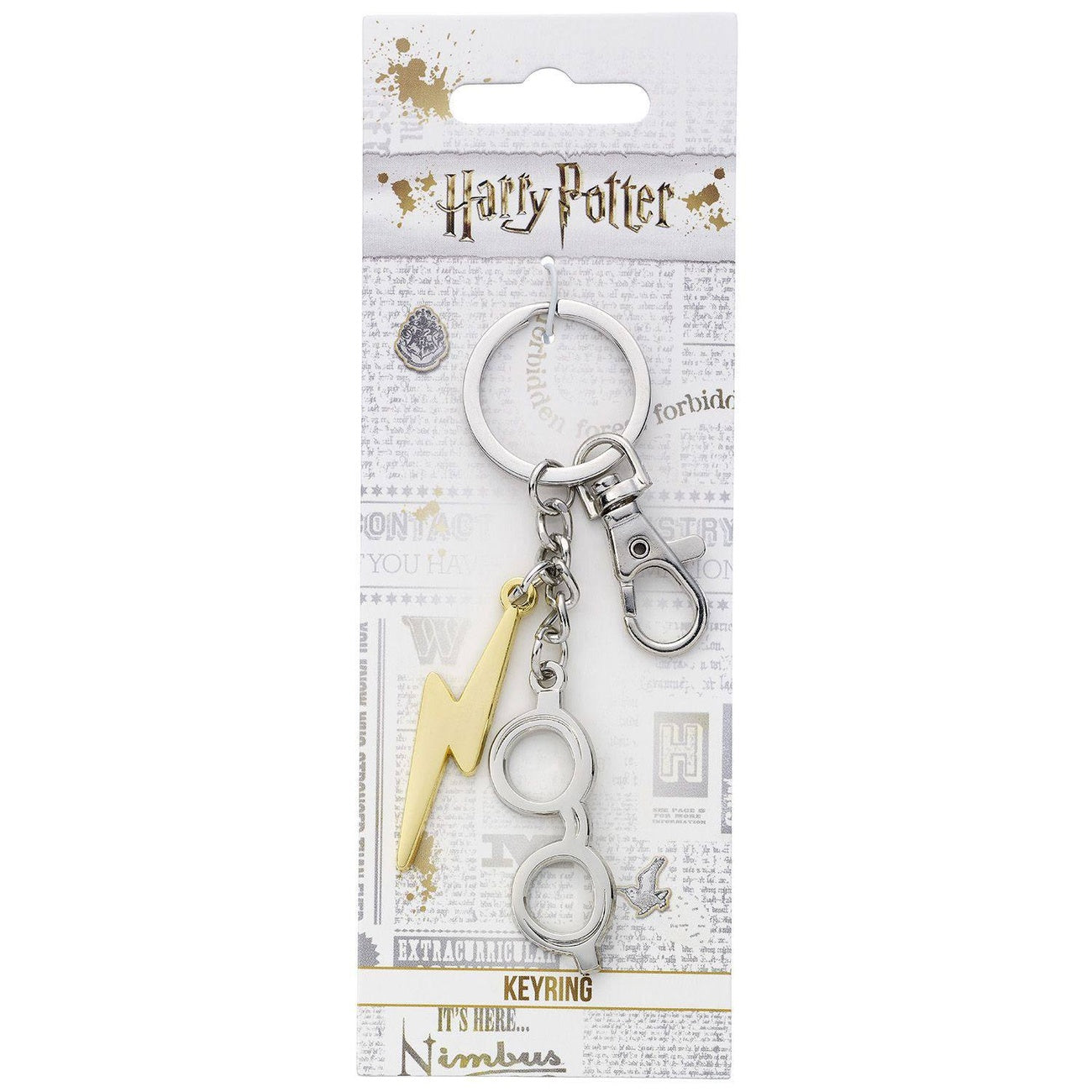 Productafbeelding Harry Potter Sleutelhanger Bliksem & Bril (verzilverd)