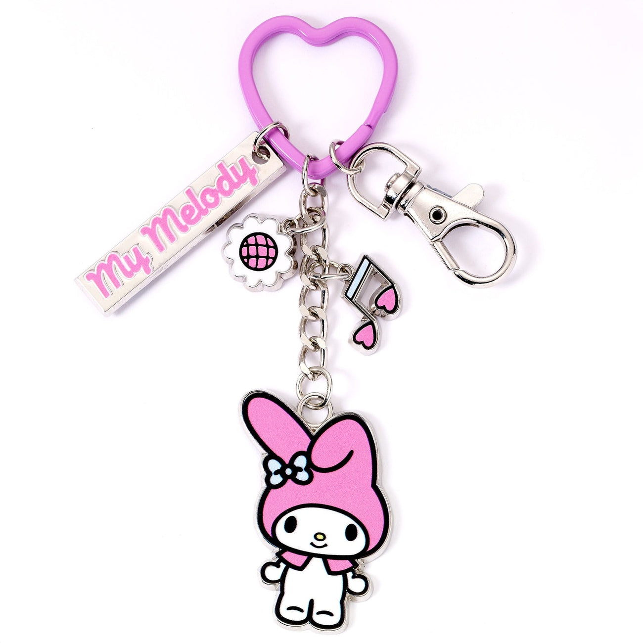 Productafbeelding Hello Kitty sleutelhanger met My Melody hanger 15 cm