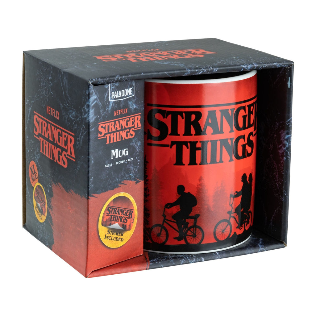 Productafbeelding Stranger Things XL Mok met Sticker