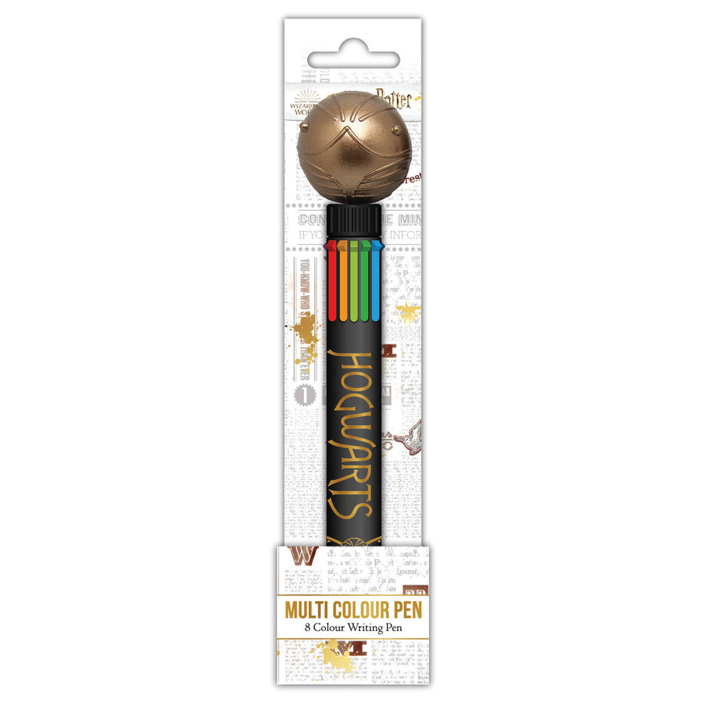 Productafbeelding Harry Potter Multicolor Pen Gouden Snaai