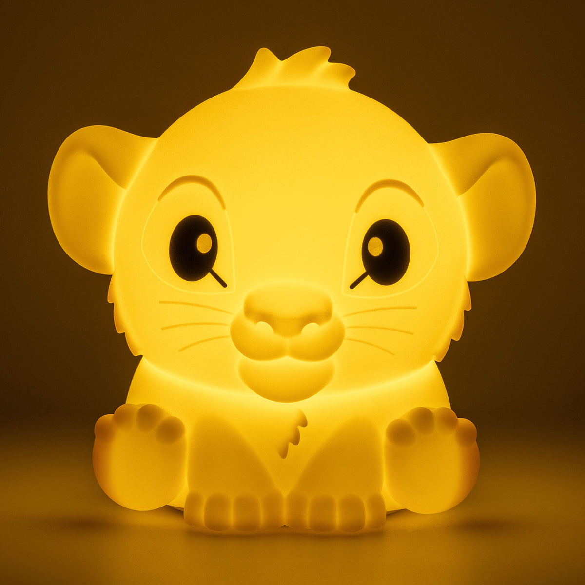 Productafbeelding Disney Squishy Glo siliconen lamp De Leeuwenkoning Simba 15 cm