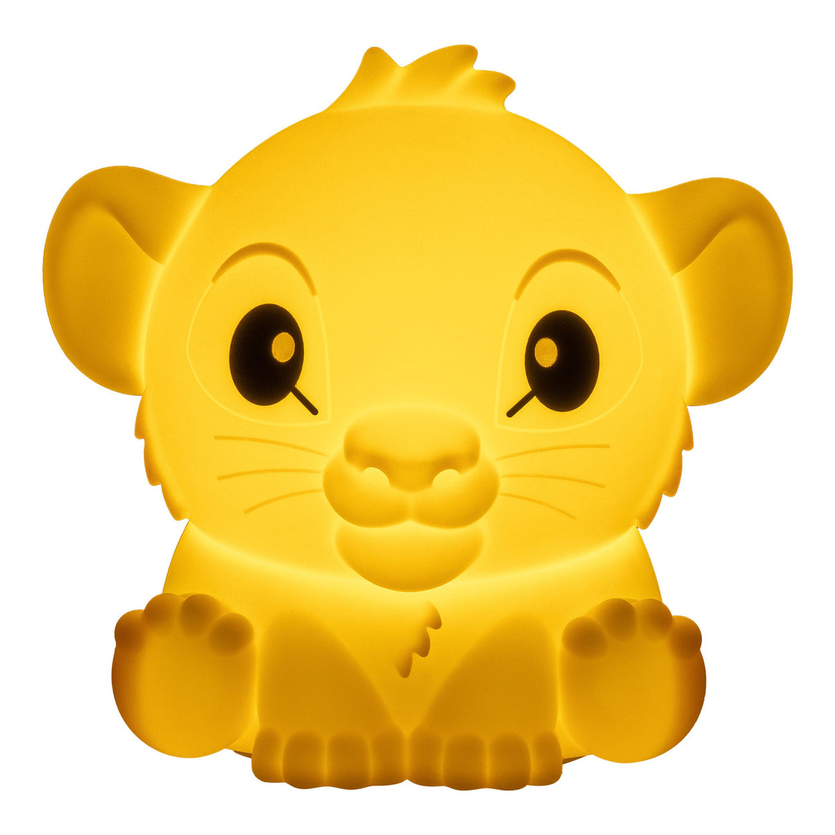 Productafbeelding Disney Squishy Glo siliconen lamp De Leeuwenkoning Simba 15 cm