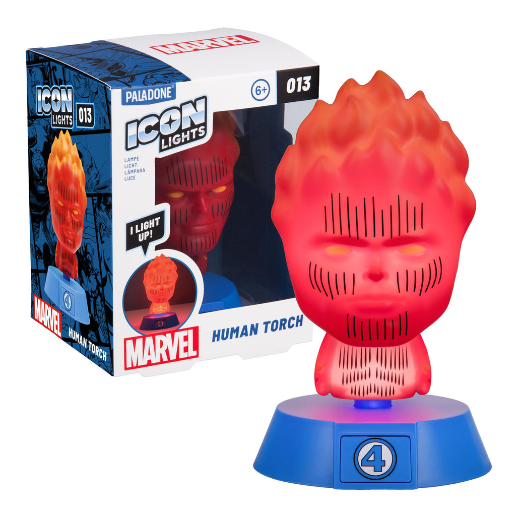 Productafbeelding Fantastic Four Icons lamp Human Torch 11 cm