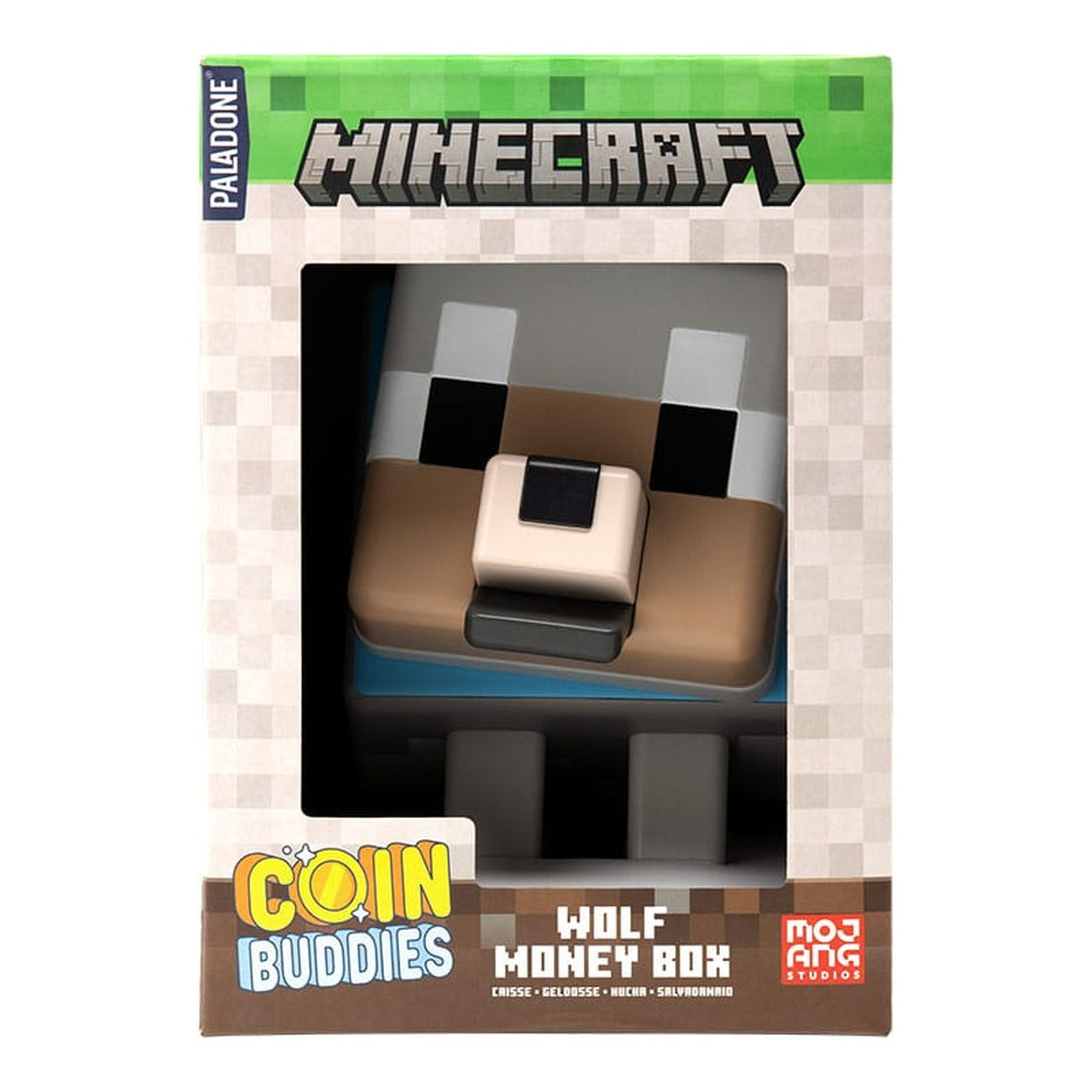 Productafbeelding Minecraft Spaarpot Wolf