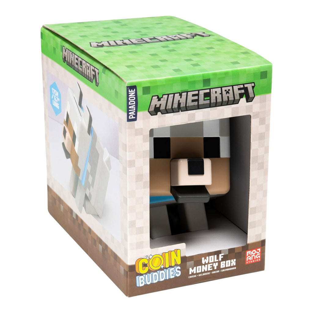 Productafbeelding Minecraft Spaarpot Wolf