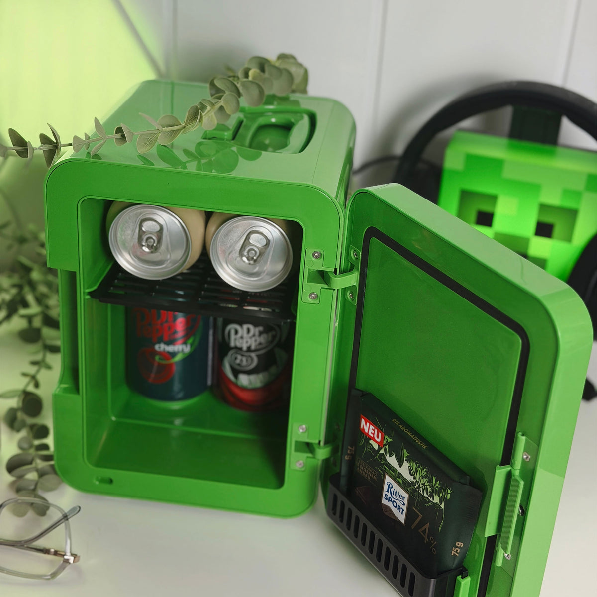 Productafbeelding Minecraft Mini Koelkast Thermoelectric Cooler 4L