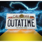 Product image Back to the Future Metal Sign Outatime DeLorean License Plate