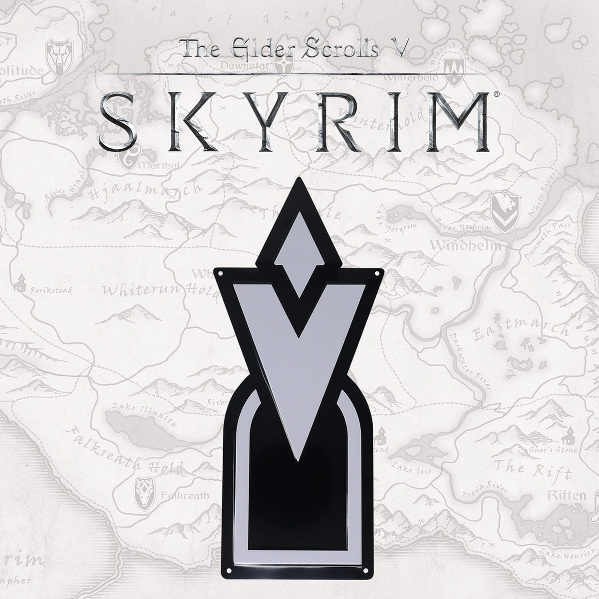 Productafbeelding The Elder Scrolls Skyrim metalen bord Skyrim Quest Marker