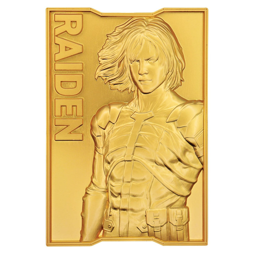 Productafbeelding Metal Gear Solid 2 Metalen Staaf Raiden 24k Gold Plated Limited Edition