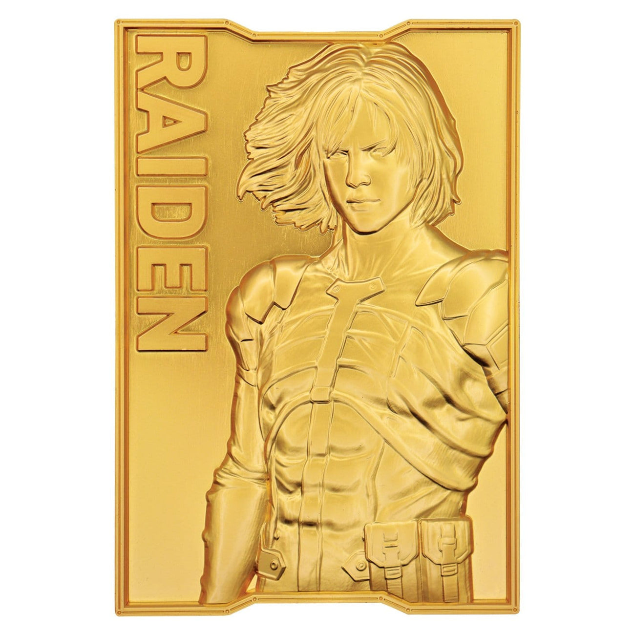 Productafbeelding Metal Gear Solid 2 Metalen Staaf Raiden 24k Gold Plated Limited Edition