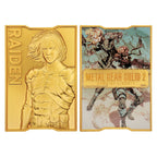 Productafbeelding Metal Gear Solid 2 Metalen Staaf Raiden 24k Gold Plated Limited Edition