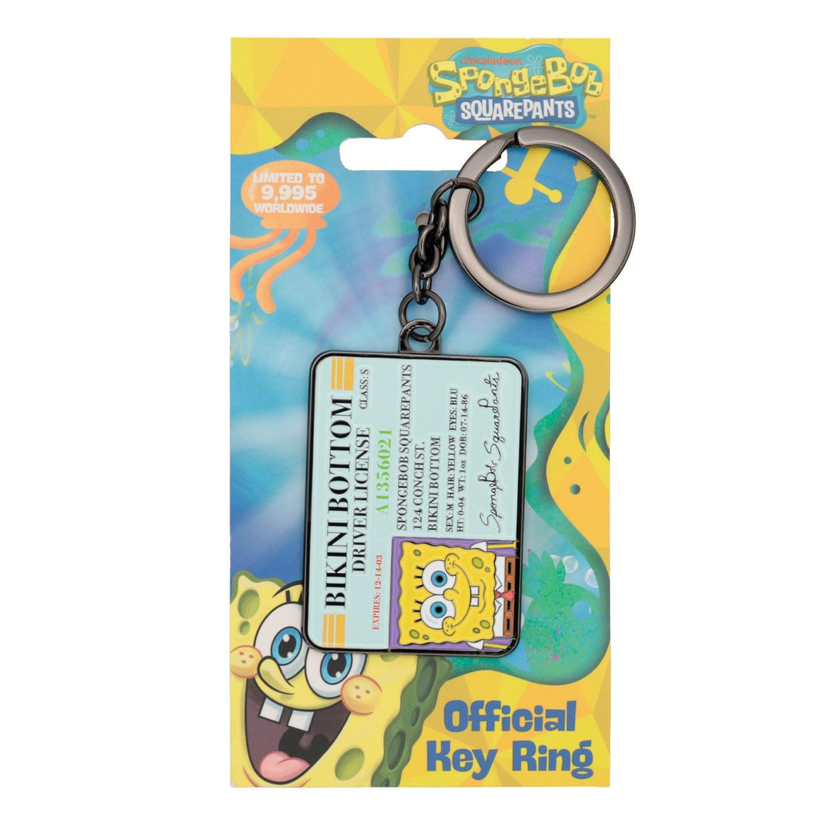 Productafbeelding SpongeBob SquarePants Sleutelhanger Driver License Limited Edition