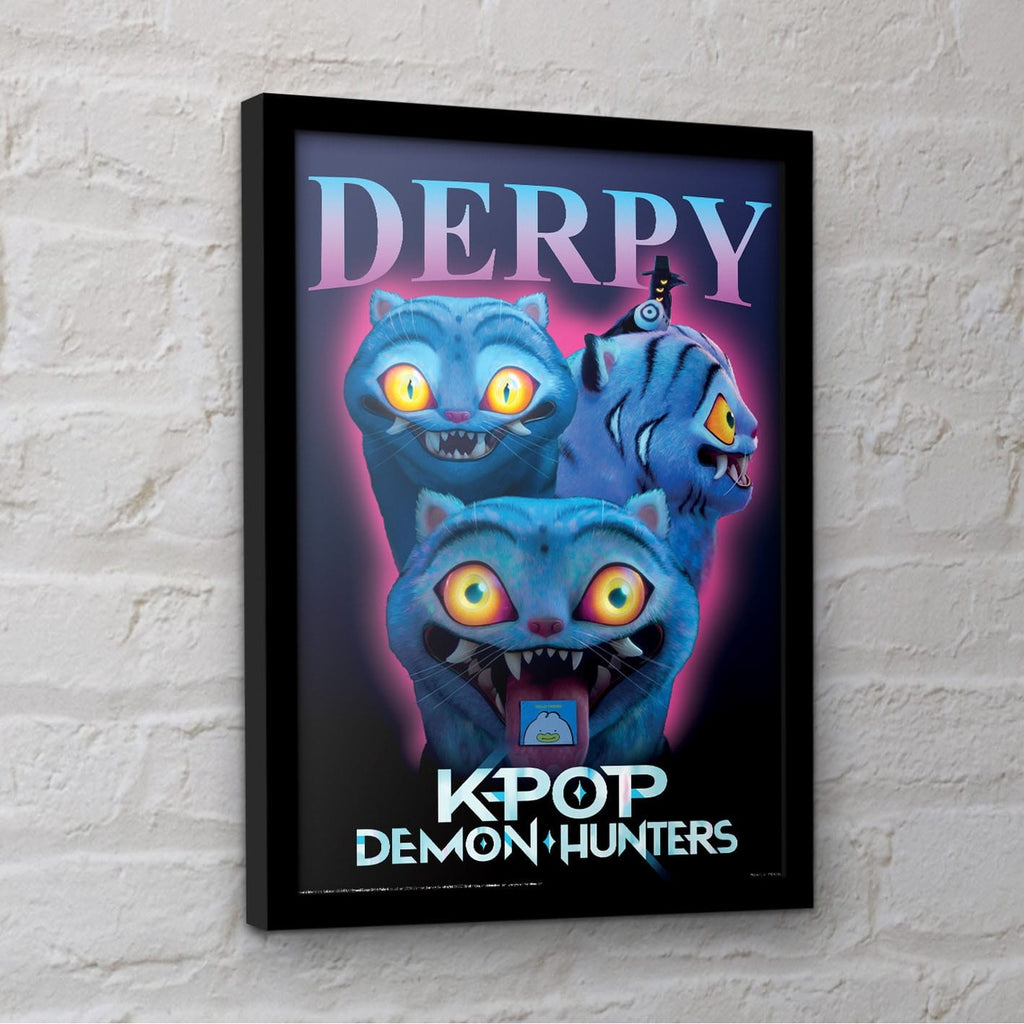 Productafbeelding KPop Demon Hunters Collector Print Poster in lijst Derpy