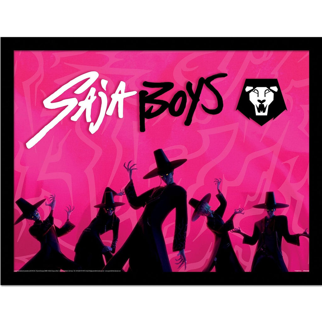 Productafbeelding K-Pop Demon Hunters Collector Print – Ingelijst Poster Saja Boys Idol