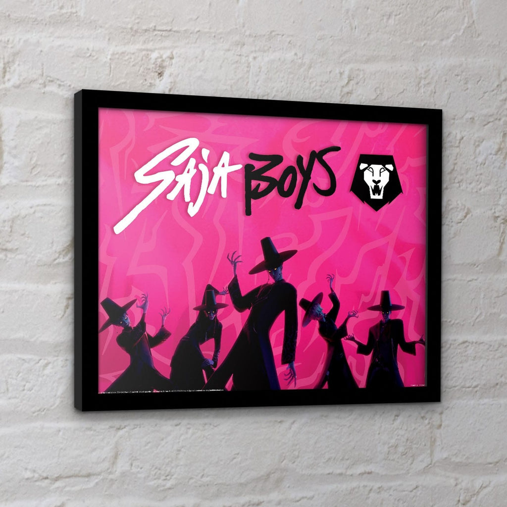 Productafbeelding K-Pop Demon Hunters Collector Print – Ingelijst Poster Saja Boys Idol