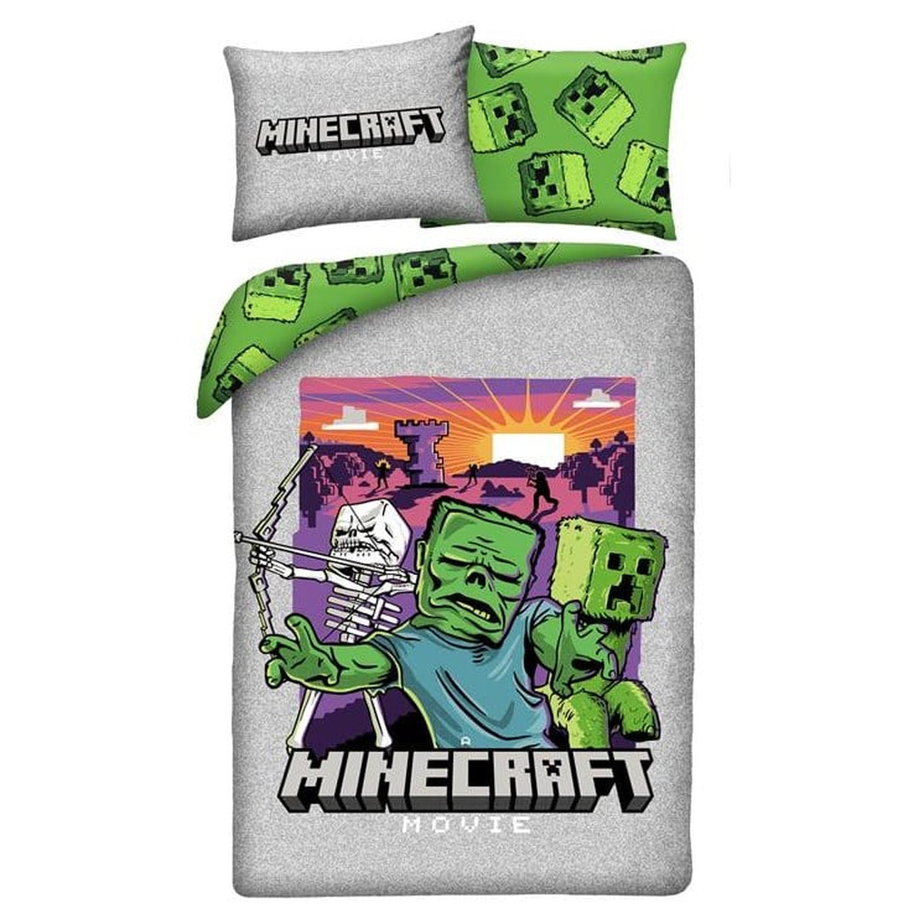 Productafbeelding Minecraft Movie Beddengoed Ver. 1 140 x 200 cm / 70 x 90 cm