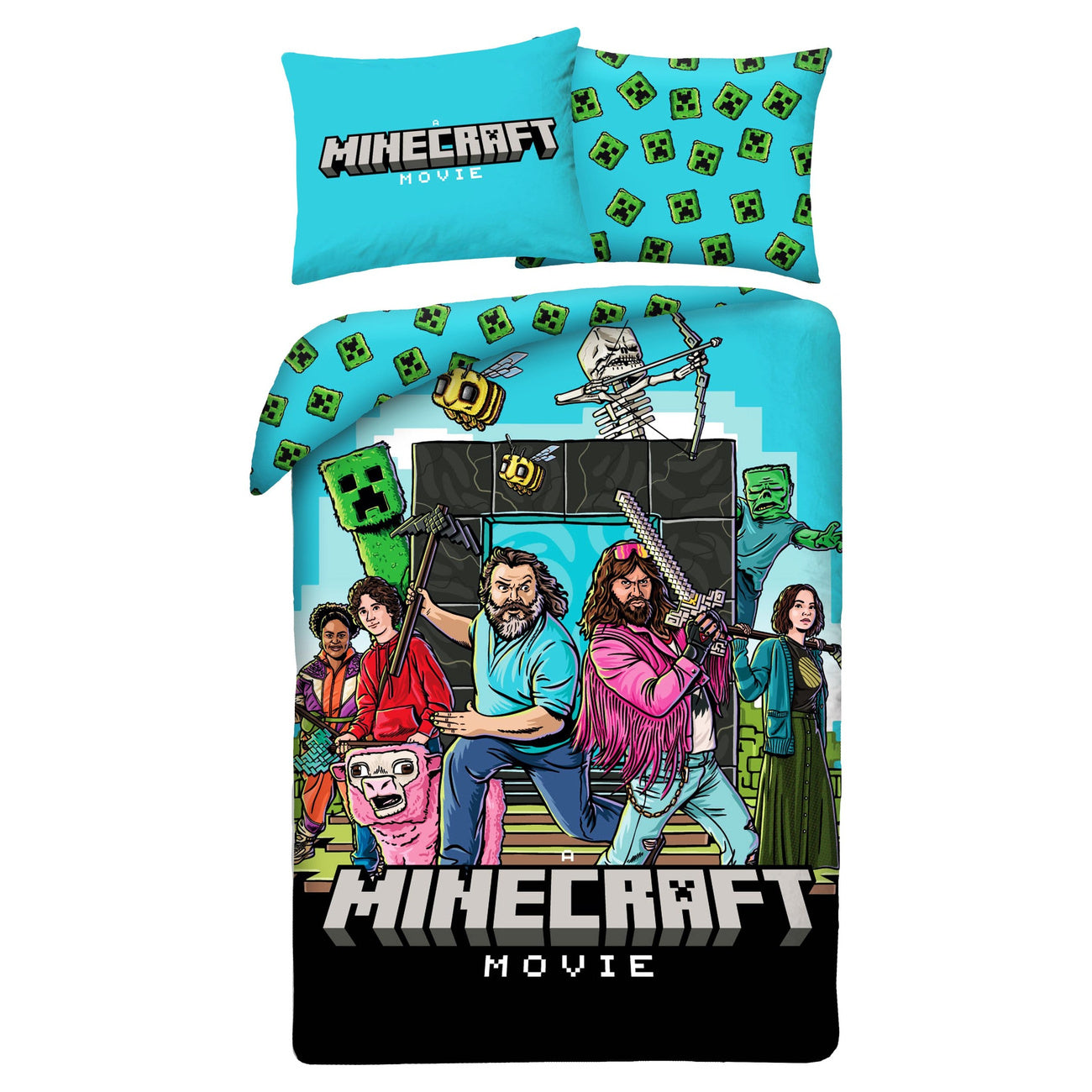 Productafbeelding Minecraft Movie Beddengoed Ver. 2 140 x 200 cm / 70 x 90 cm