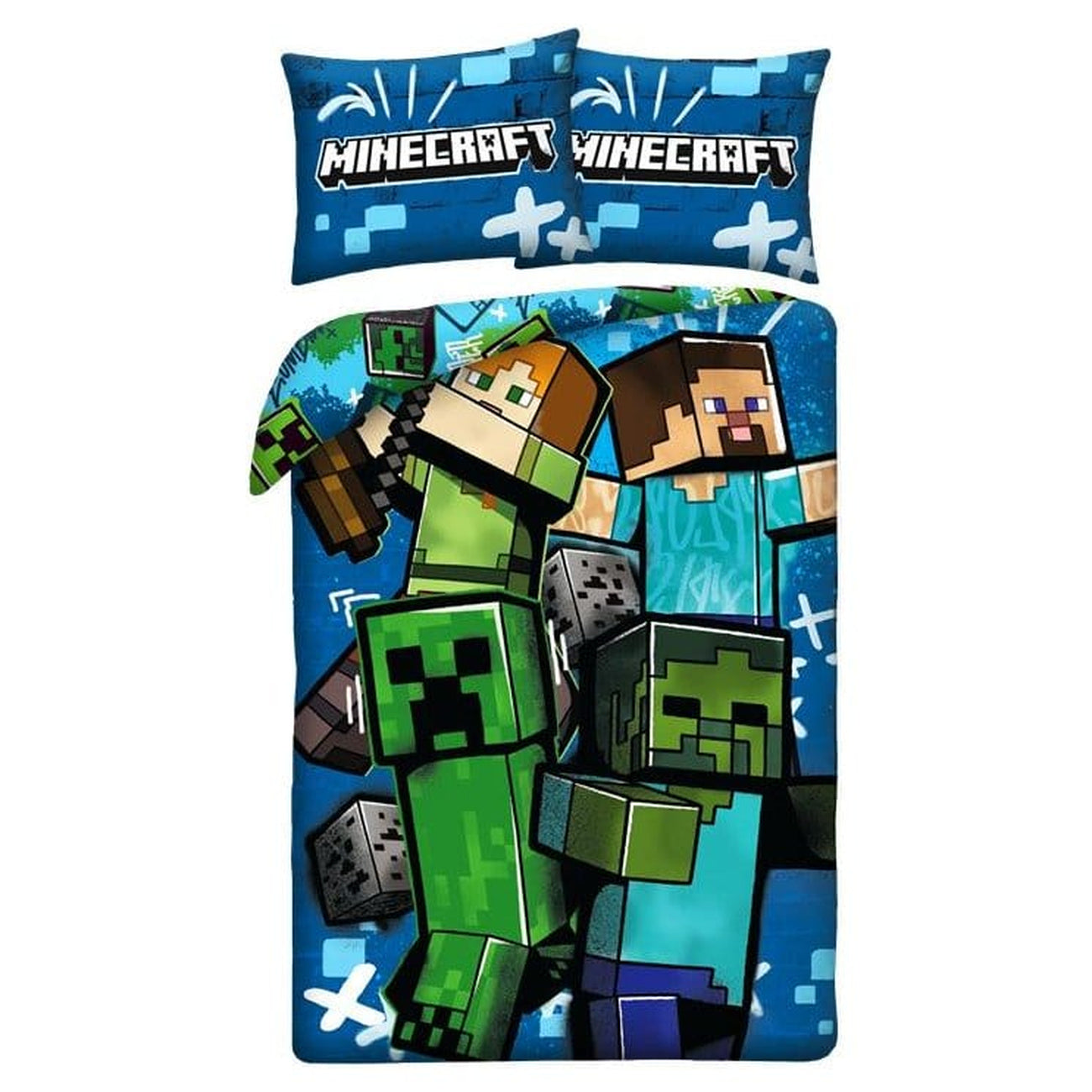 Productafbeelding Minecraft Beddengoed Ver. 9 140 x 200 cm / 70 x 90 cm