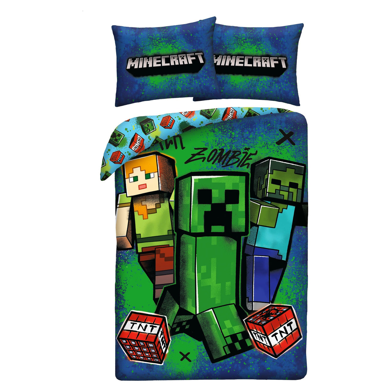 Productafbeelding Minecraft Beddengoed Ver. 10 140 x 200 cm / 70 x 90 cm