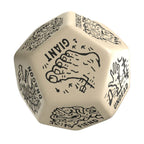 Productafbeelding Viridian Dobbelsteen Jumbo Dobbelsteen Monster Generator D12 Beige