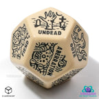 Productafbeelding Viridian Dobbelsteen Jumbo Dobbelsteen Monster Generator D12 Beige