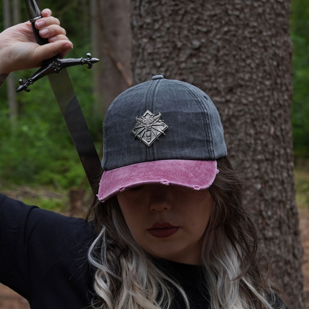 Productafbeelding The Witcher III: Wild Hunt Baseballpet Logo Vintage