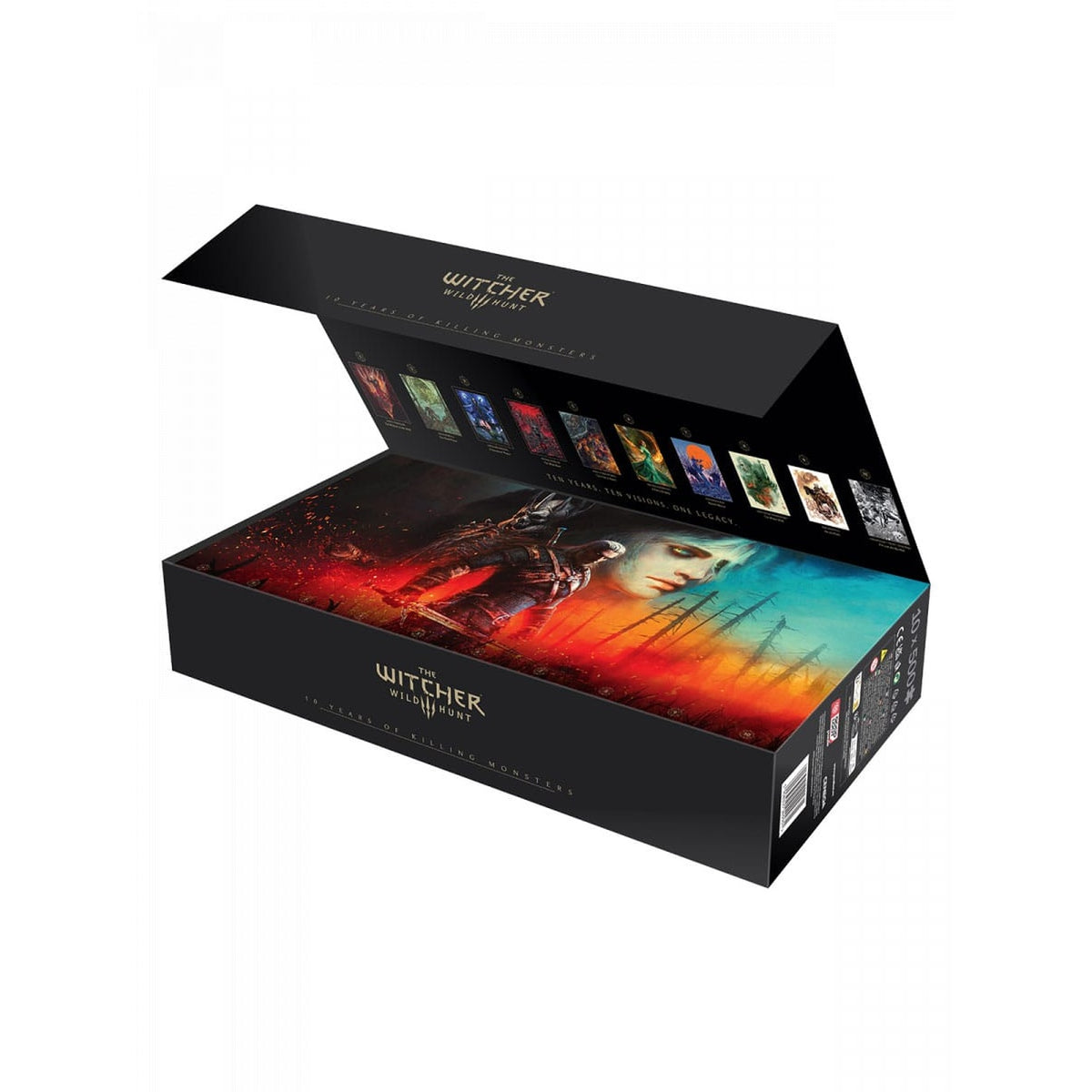 Productafbeelding The Witcher Puzzel 10-pack 10th Anniversary Puzzle Collection (500 stukjes)